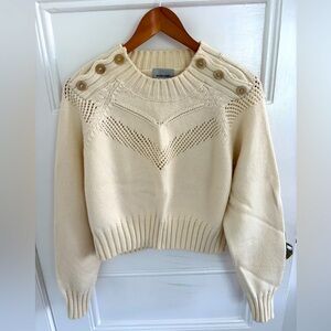 Rachel Comey Handknit wool crewneck sweater